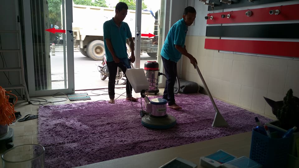 Dịch vụ giặt thảm tại huyện củ chi