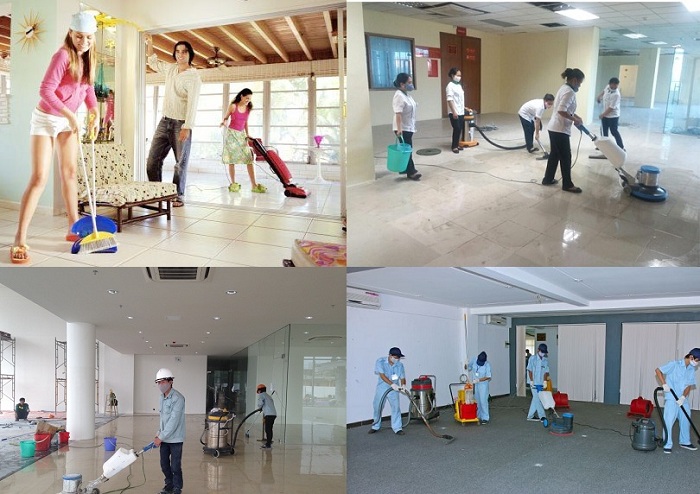 Dịch vụ vệ sinh nhà mới xây dựng tại Hà Nội