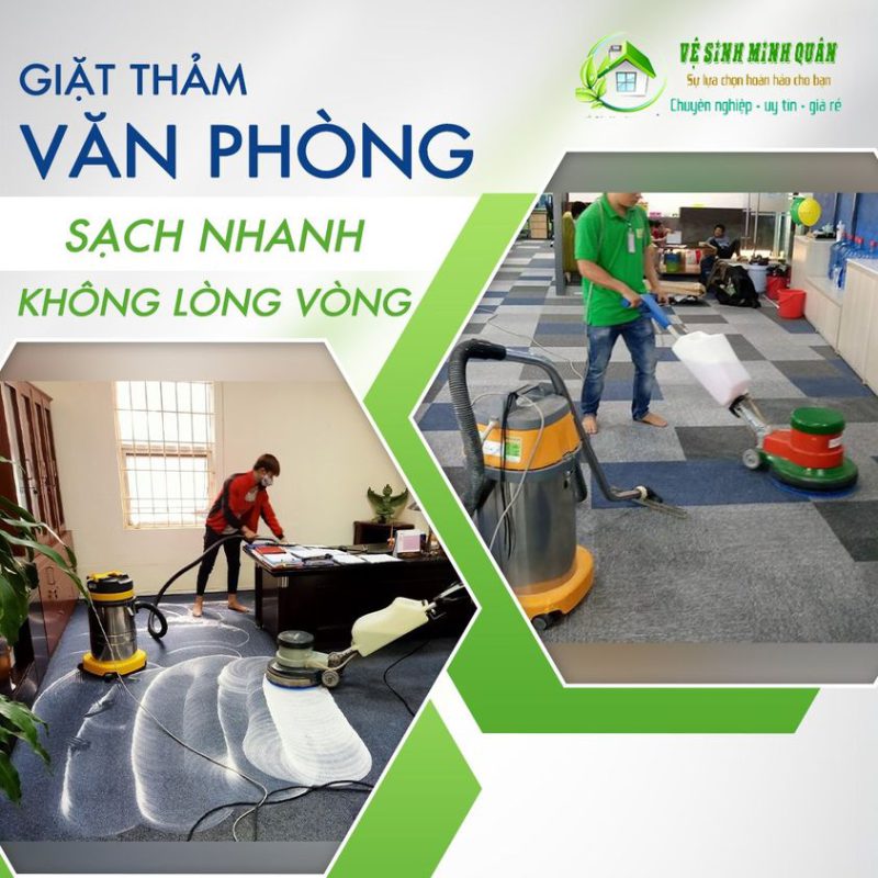 Dịch vụ giặt thảm văn phòng Hà Nội