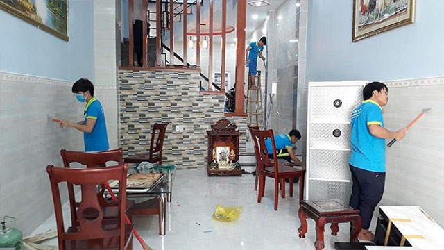 Dịch vụ vệ sinh nhà trọn gói Hà Nội